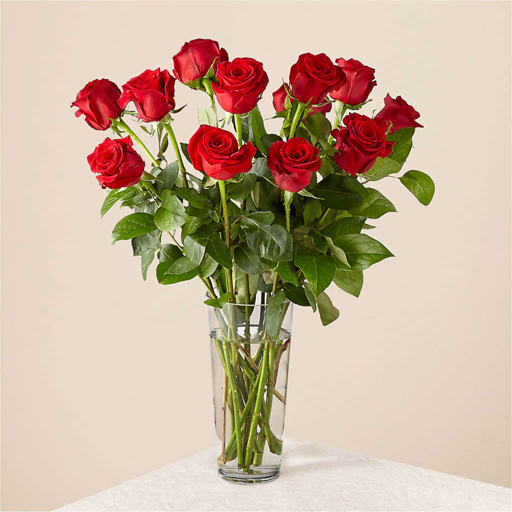 Long Stem Red Rose Bouquet – RANCHVIEW FLORAL & INTERIORS, Overland Park KS