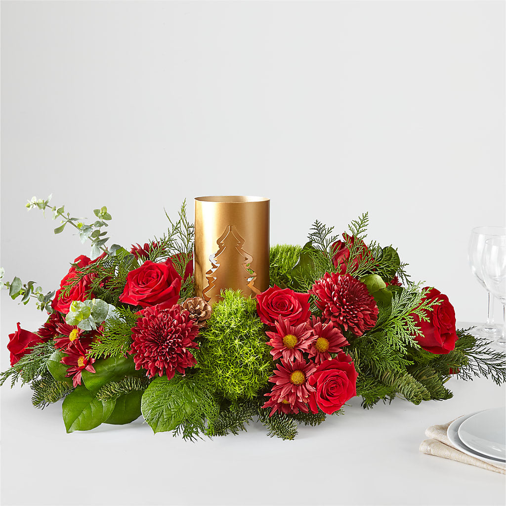 Toast the Season Centerpiece – RANCHVIEW FLORAL & INTERIORS, Overland Park KS