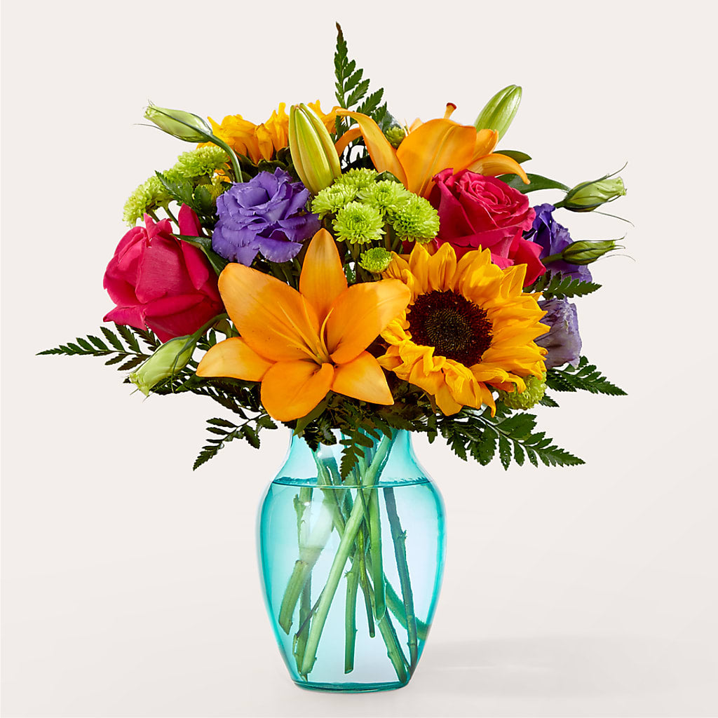 Double Rainbow Bouquet – RANCHVIEW FLORAL & INTERIORS, Overland Park KS