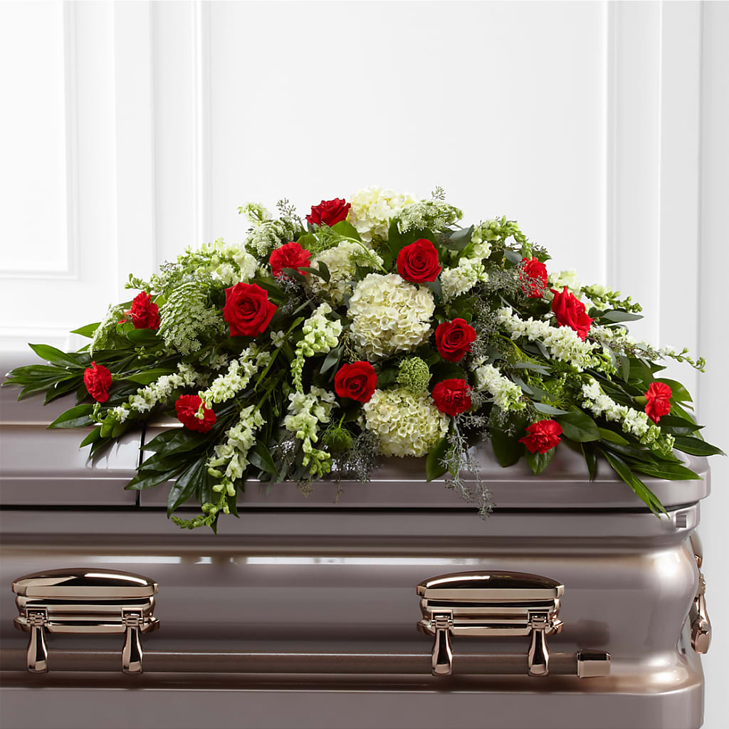 Sincerity Casket Spray – RANCHVIEW FLORAL & INTERIORS, Overland Park KS