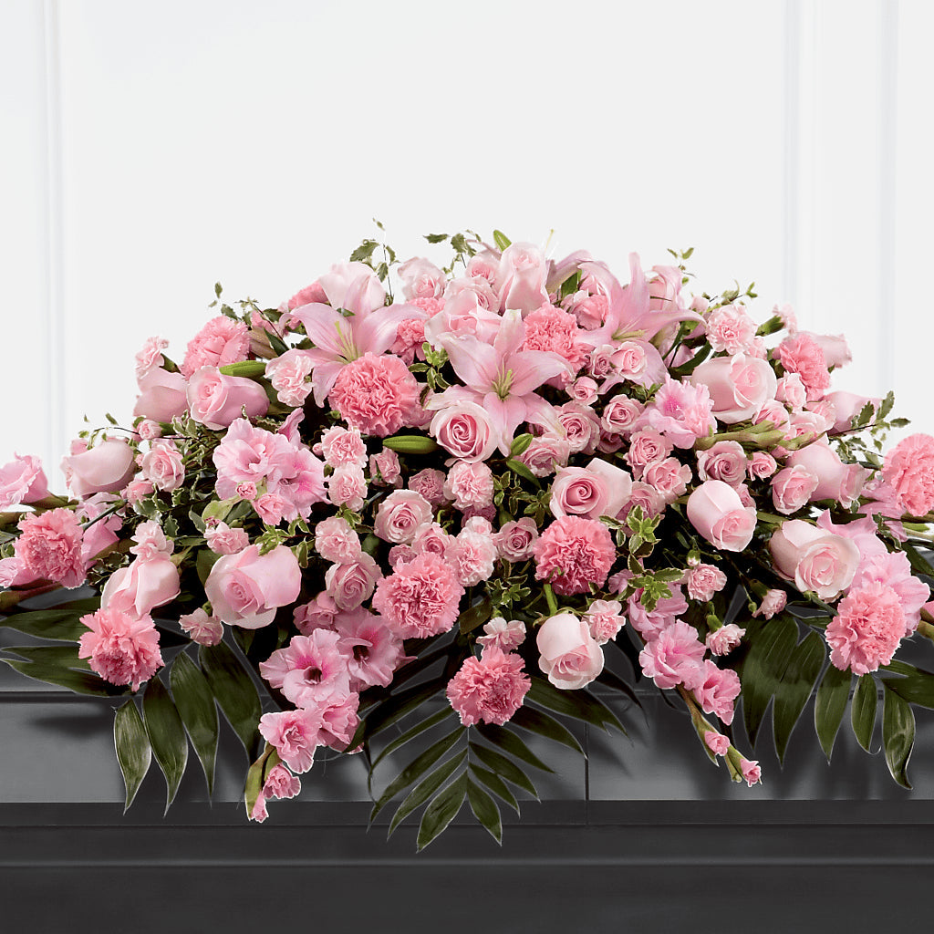 Garden of Comfort Casket Spray (Standard) – RANCHVIEW FLORAL & INTERIORS, Overland Park KS