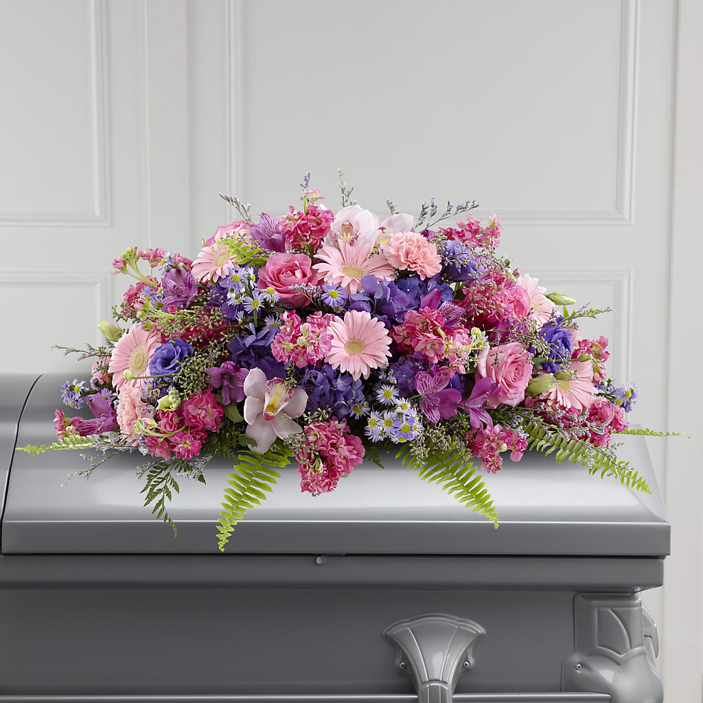Glorious Garden Casket Spray – RANCHVIEW FLORAL & INTERIORS, Overland Park KS
