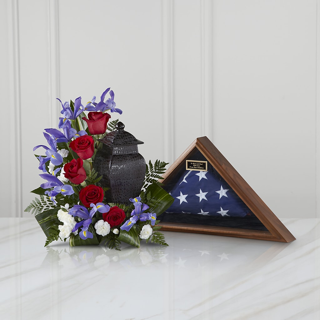 Patriotic Tribute Arrangement – RANCHVIEW FLORAL & INTERIORS, Overland Park KS