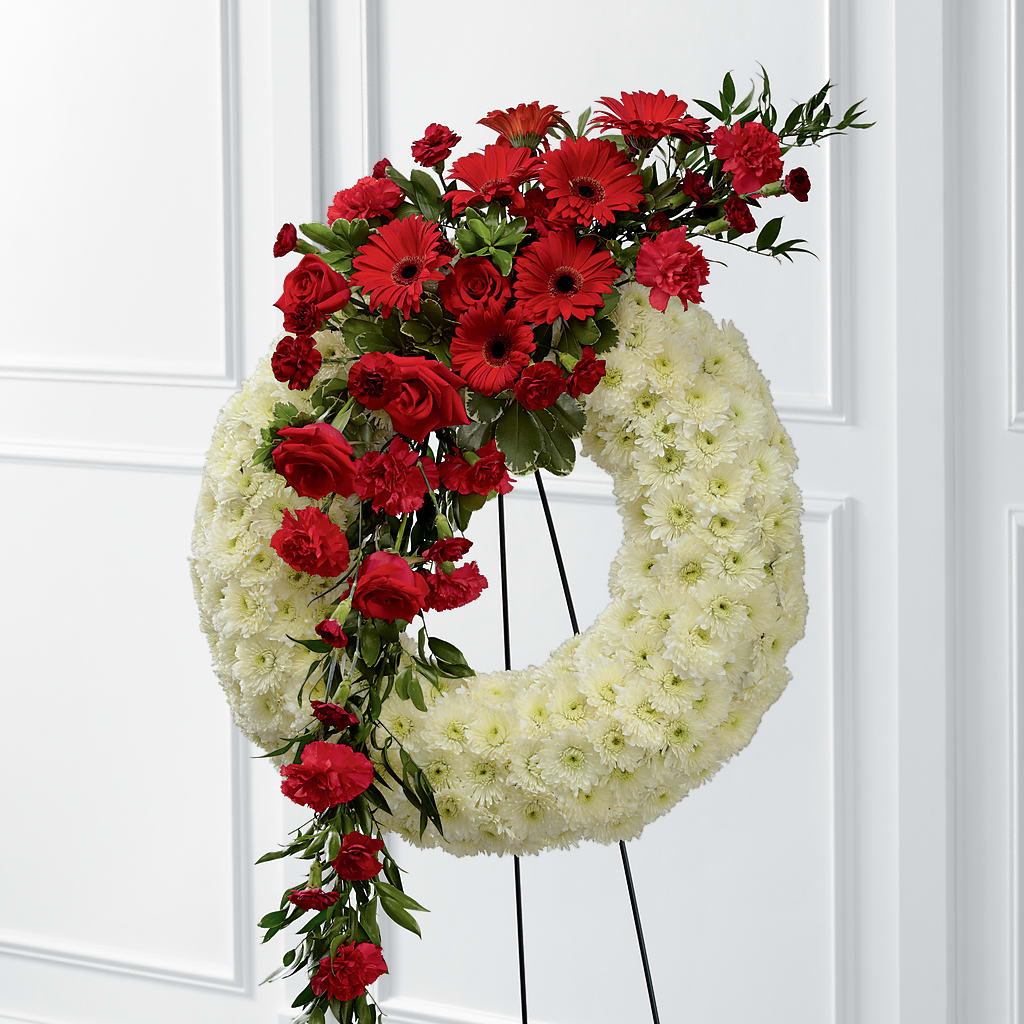 Graceful Tribute Wreath – RANCHVIEW FLORAL & INTERIORS, Overland Park KS