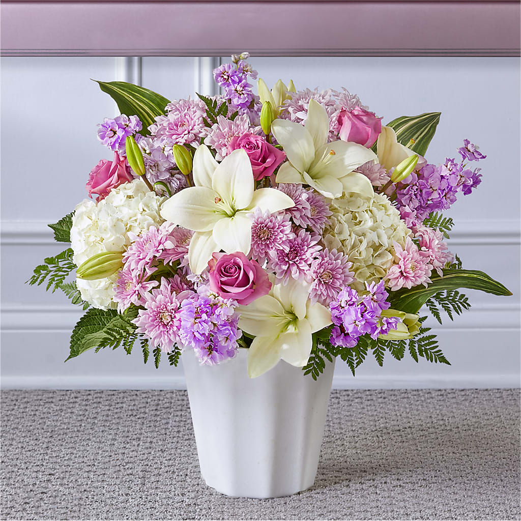 Heaven Sent Floor Basket – RANCHVIEW FLORAL & INTERIORS, Overland Park KS
