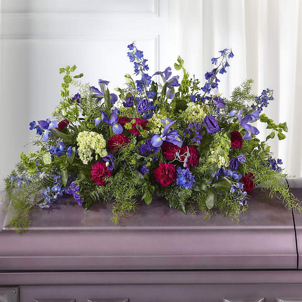Always Treasured Casket Spray – RANCHVIEW FLORAL & INTERIORS, Overland Park KS