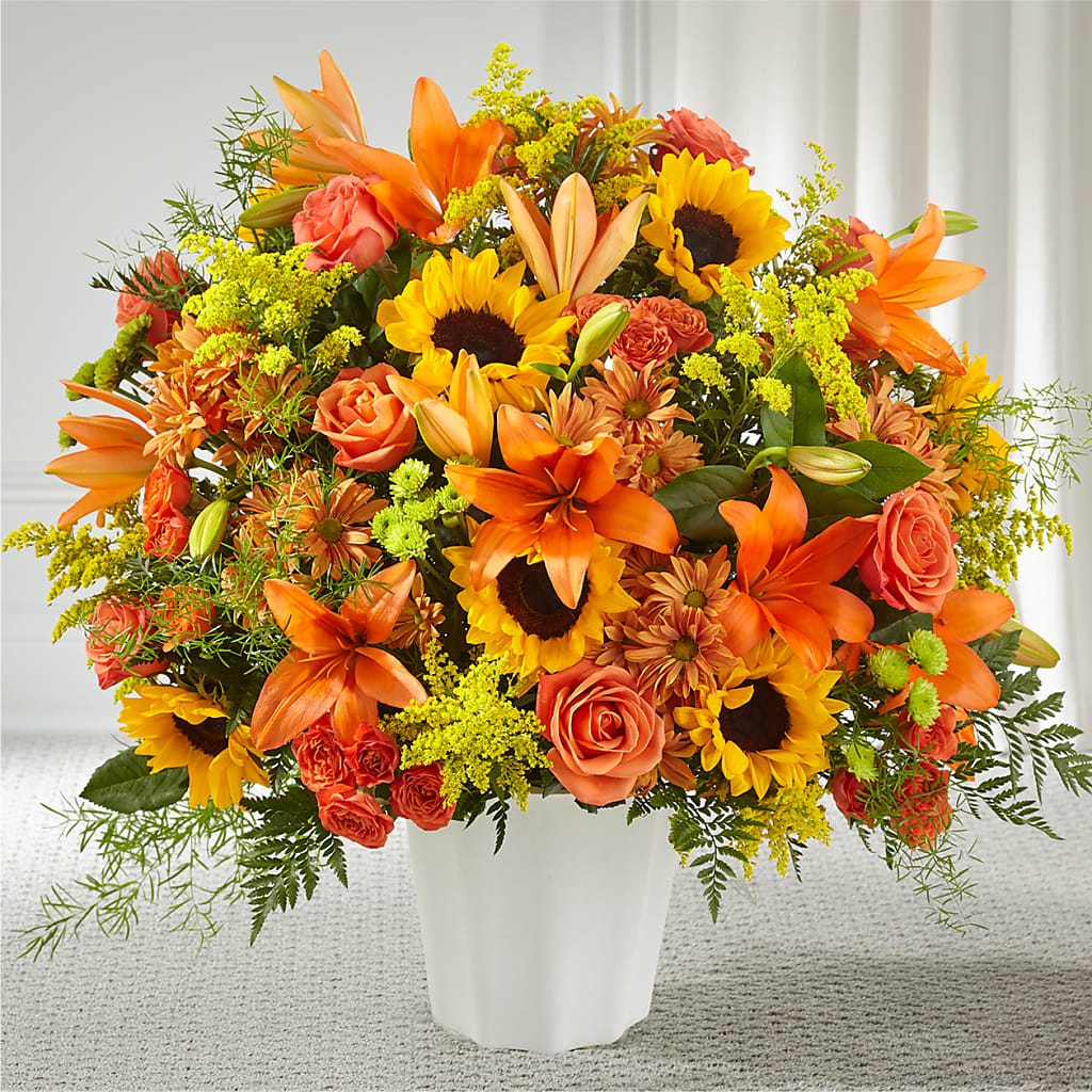 Harvest Thoughts Floor Basket – RANCHVIEW FLORAL & INTERIORS, Overland Park KS