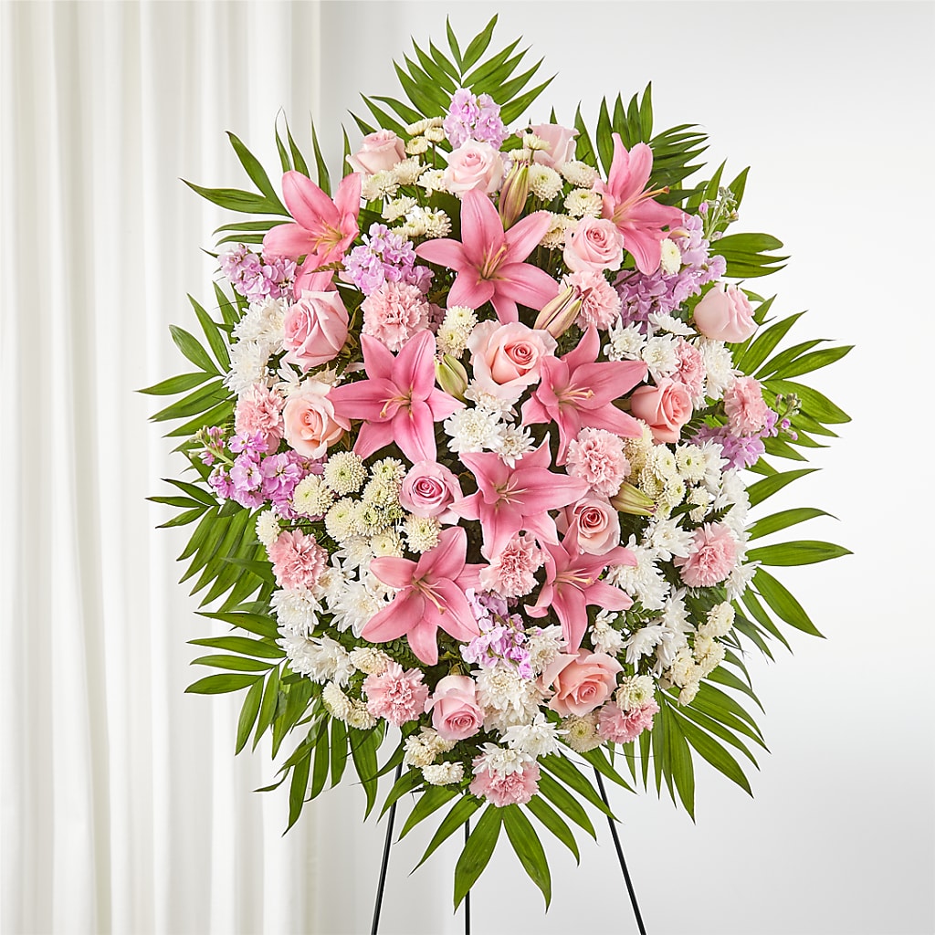 Offering Solace Standing Spray – RANCHVIEW FLORAL & INTERIORS, Overland Park KS