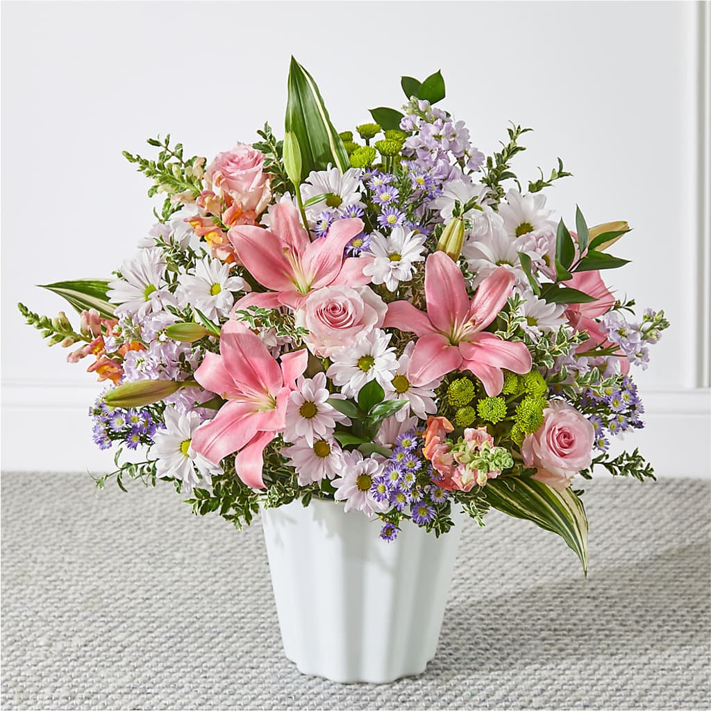 Abundant Compassion Floor Basket – RANCHVIEW FLORAL & INTERIORS, Overland Park KS