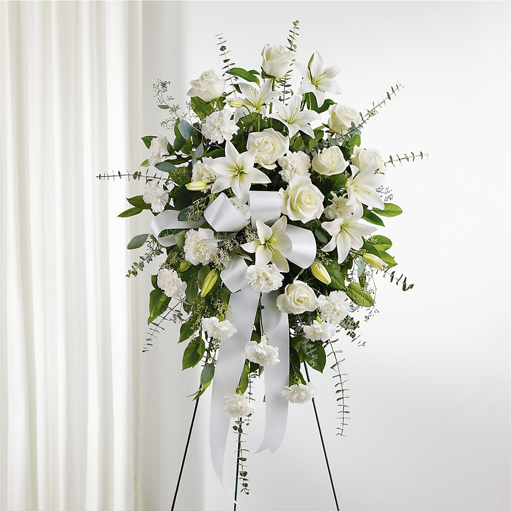 With Care Standing Spray – RANCHVIEW FLORAL & INTERIORS, Overland Park KS