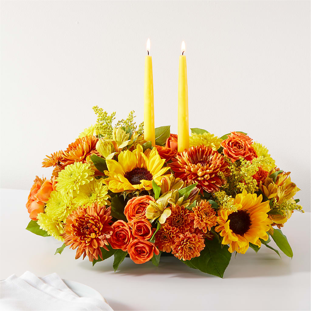 Autumn Harmony Centerpiece – RANCHVIEW FLORAL & INTERIORS, Overland Park KS