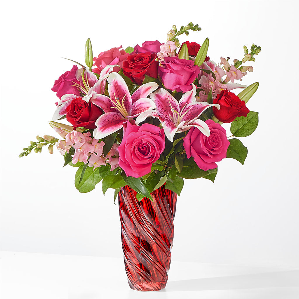 Always You Bouquet with Luxe Swirl Vase – RANCHVIEW FLORAL & INTERIORS, Overland Park KS