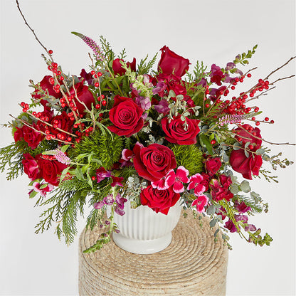 Big Red Bow Bouquet – RANCHVIEW FLORAL & INTERIORS, Overland Park KS
