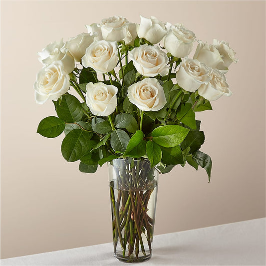 Long Stem White Rose Bouquet – RANCHVIEW FLORAL & INTERIORS, Overland Park KS