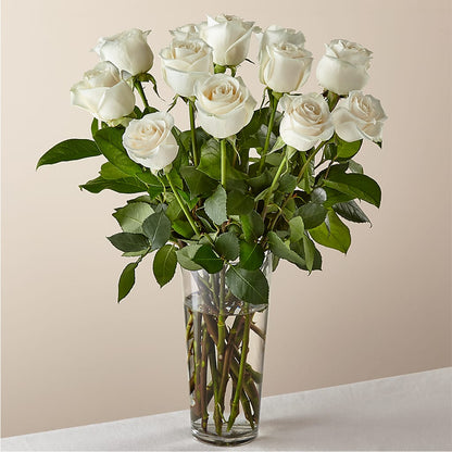 Long Stem White Rose Bouquet – RANCHVIEW FLORAL & INTERIORS, Overland Park KS