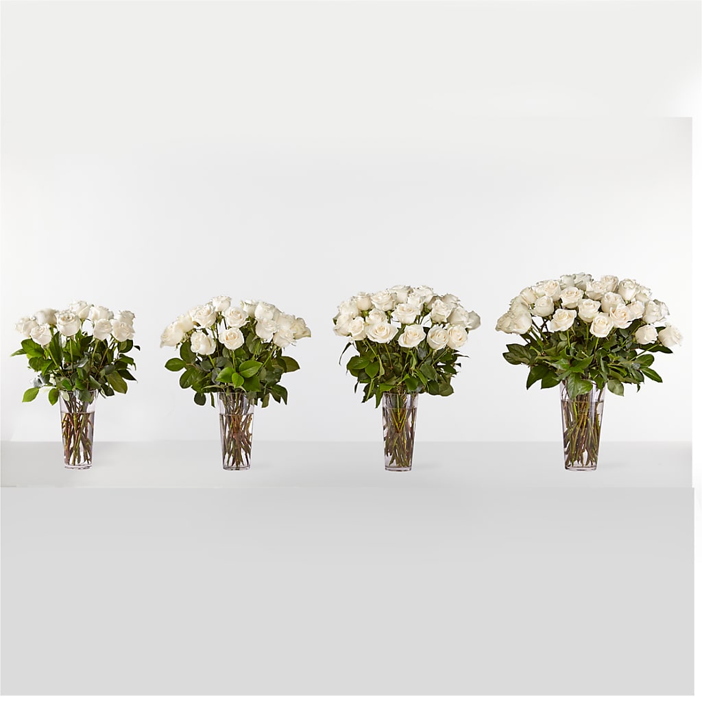 Long Stem White Rose Bouquet – RANCHVIEW FLORAL & INTERIORS, Overland Park KS