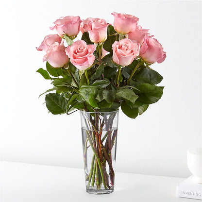 Long Stem Pink Rose Bouquet – RANCHVIEW FLORAL & INTERIORS, Overland Park KS