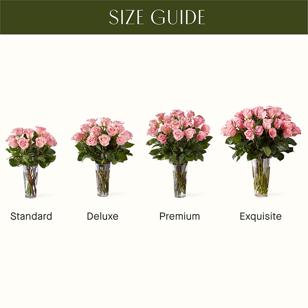 Long Stem Pink Rose Bouquet – RANCHVIEW FLORAL & INTERIORS, Overland Park KS