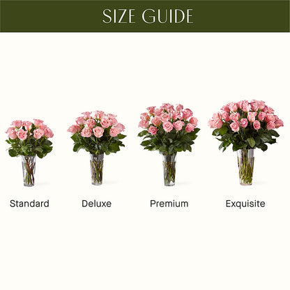 Long Stem Pink Rose Bouquet – RANCHVIEW FLORAL & INTERIORS, Overland Park KS