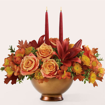 Harvest Table Centerpiece – RANCHVIEW FLORAL & INTERIORS, Overland Park KS