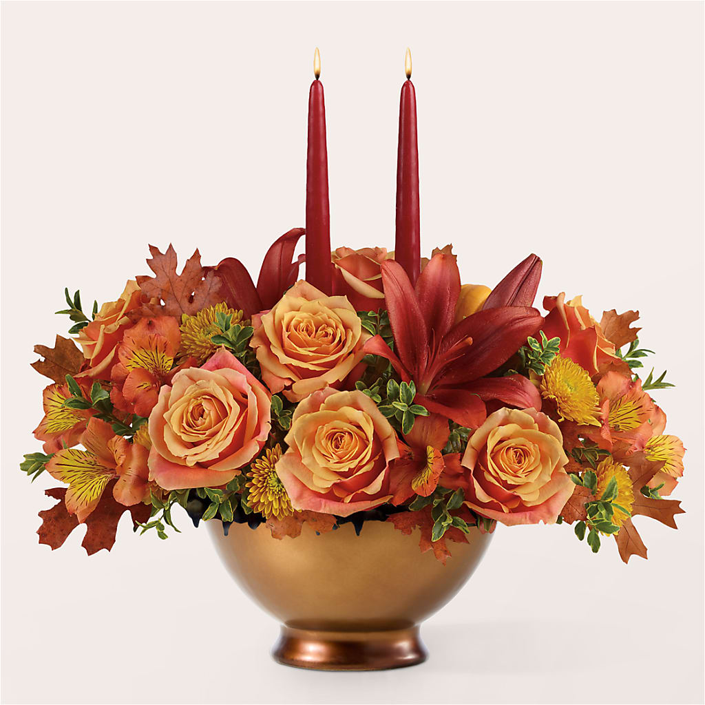Harvest Table Centerpiece – RANCHVIEW FLORAL & INTERIORS, Overland Park KS