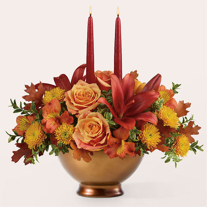 Harvest Table Centerpiece – RANCHVIEW FLORAL & INTERIORS, Overland Park KS