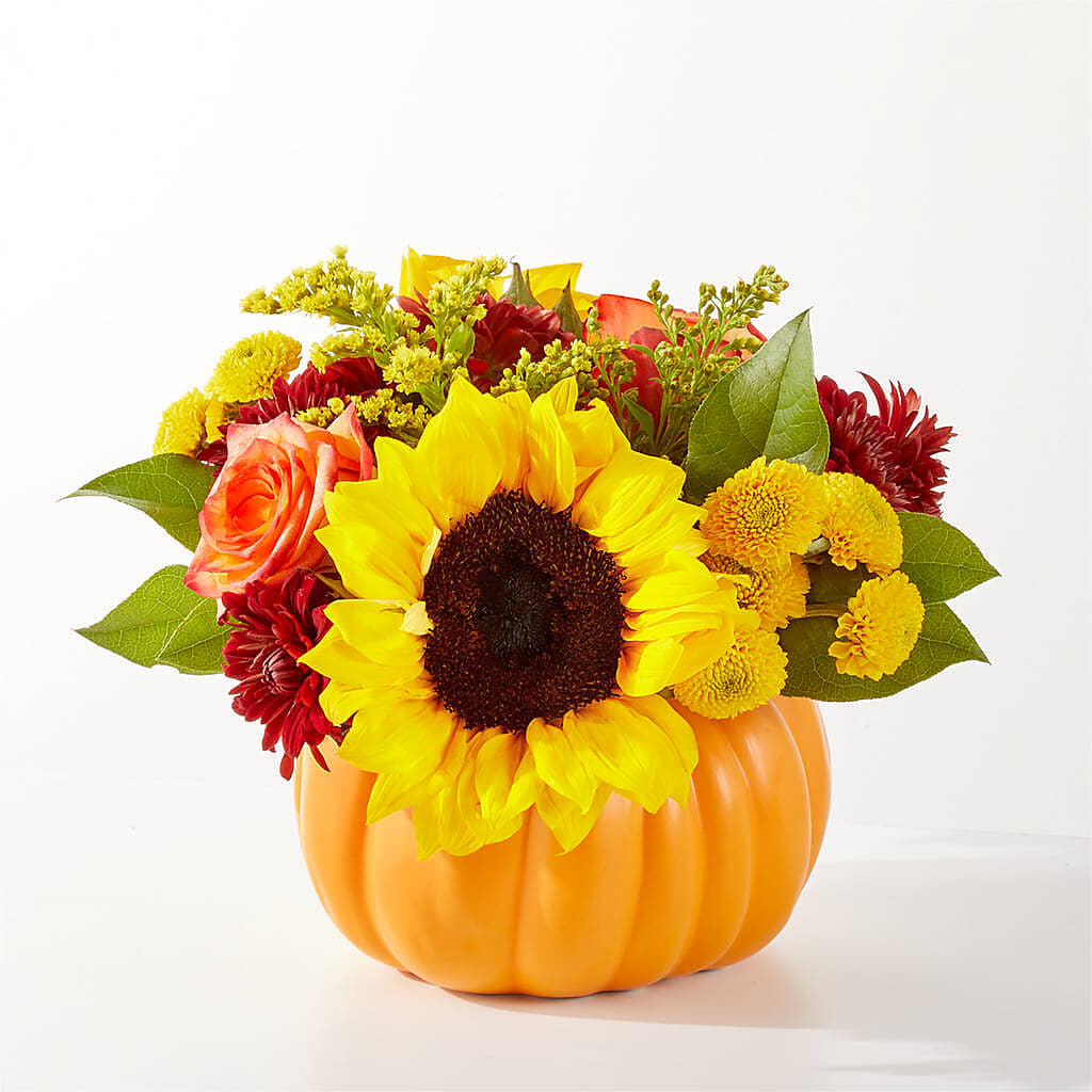 Golden Gourd Pumpkin Bouquet – RANCHVIEW FLORAL & INTERIORS, Overland Park KS