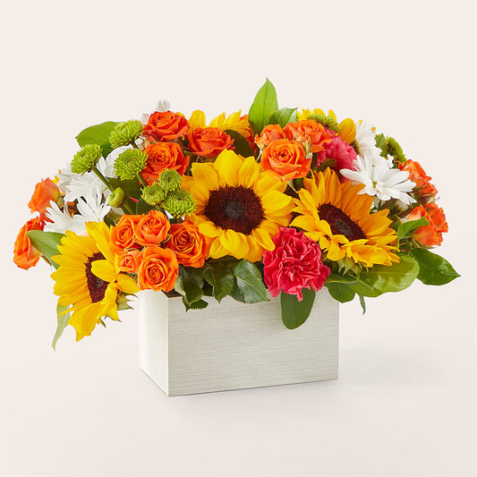 Sun-drenched Blooms Box Bouquet – RANCHVIEW FLORAL & INTERIORS, Overland Park KS