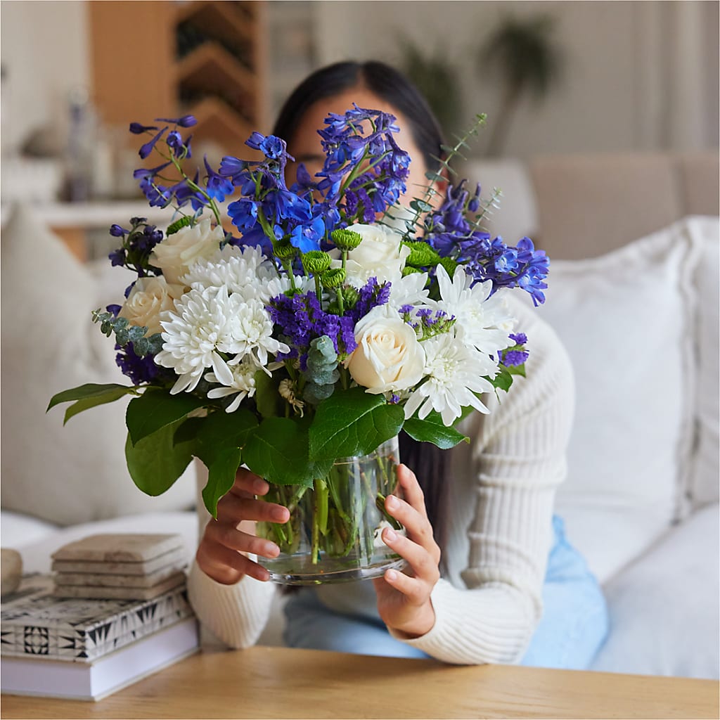 Cerulean Waves Bouquet – RANCHVIEW FLORAL & INTERIORS, Overland Park KS