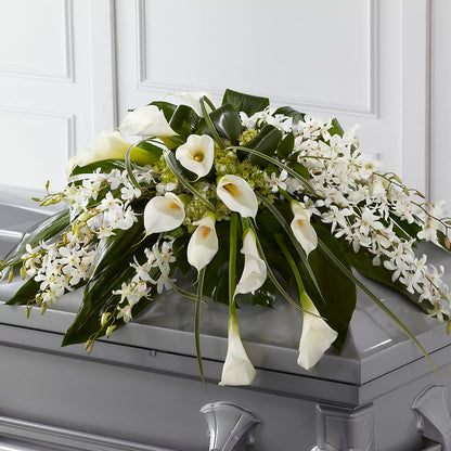 Angel Wings Casket Spray – RANCHVIEW FLORAL & INTERIORS, Overland Park KS