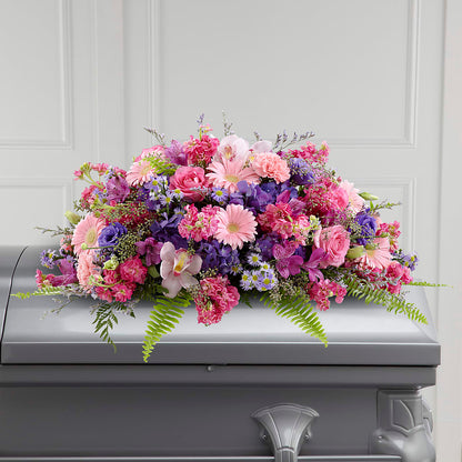 Glorious Garden Casket Spray – RANCHVIEW FLORAL & INTERIORS, Overland Park KS