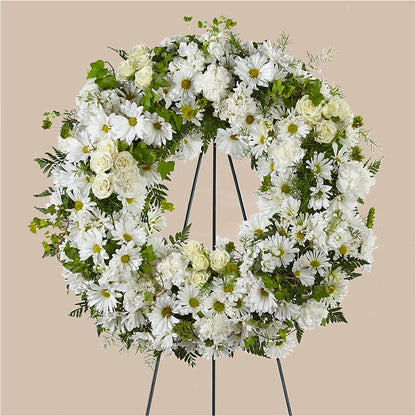 Faithful Wishes Wreath – RANCHVIEW FLORAL & INTERIORS, Overland Park KS