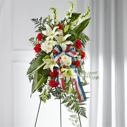 Stars of Life Standing Spray – RANCHVIEW FLORAL & INTERIORS, Overland Park KS