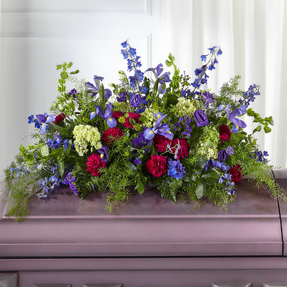 Always Treasured Casket Spray – RANCHVIEW FLORAL & INTERIORS, Overland Park KS