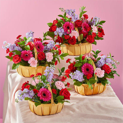 Pink Picnic Basket – RANCHVIEW FLORAL & INTERIORS, Overland Park KS