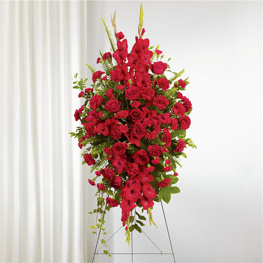 From the Heart Standing Spray – RANCHVIEW FLORAL & INTERIORS, Overland Park KS