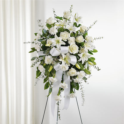With Care Standing Spray – RANCHVIEW FLORAL & INTERIORS, Overland Park KS