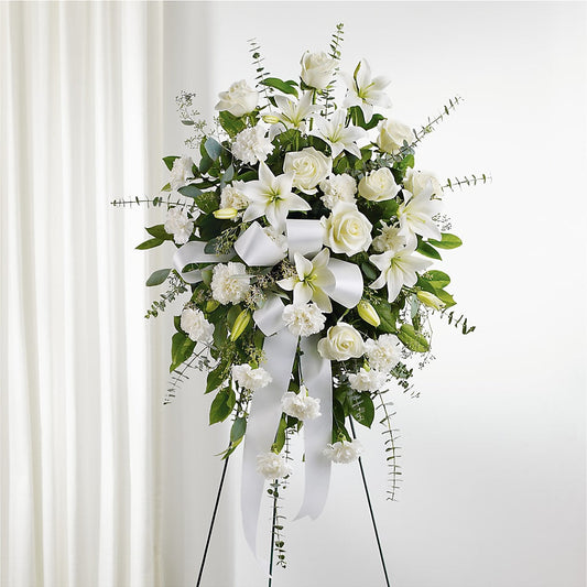 With Care Standing Spray – RANCHVIEW FLORAL & INTERIORS, Overland Park KS
