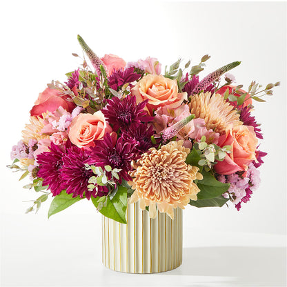 Berry Cobbler Bouquet with Ivory Vase – RANCHVIEW FLORAL & INTERIORS, Overland Park KS