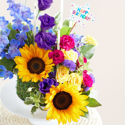 Star of the Day Floral Cake – RANCHVIEW FLORAL & INTERIORS, Overland Park KS