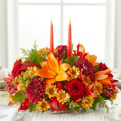 Autumn's Embrace Centerpiece – RANCHVIEW FLORAL & INTERIORS, Overland Park KS