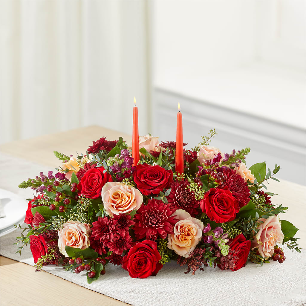 Most Thankful Centerpiece – RANCHVIEW FLORAL & INTERIORS, Overland Park KS
