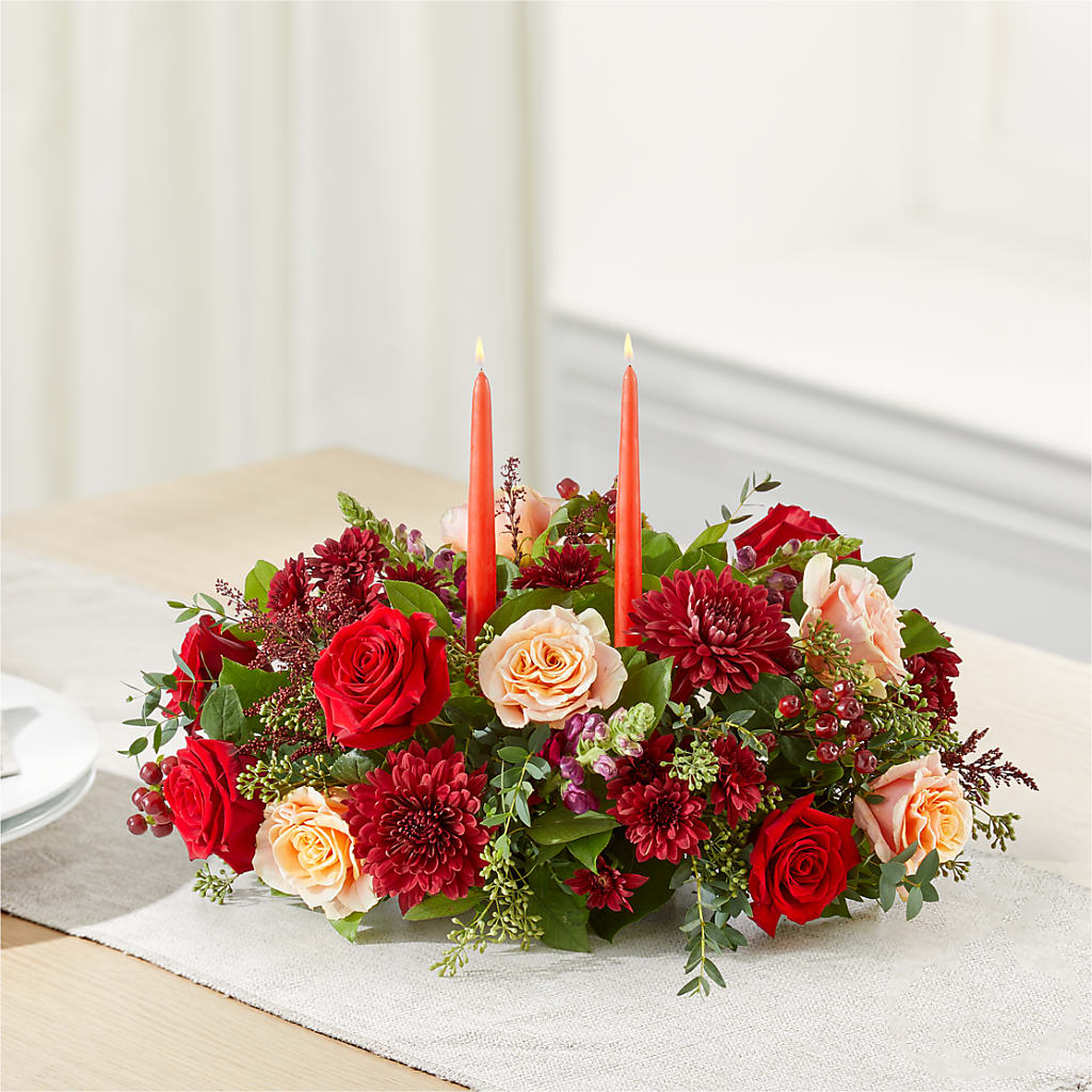 Most Thankful Centerpiece – RANCHVIEW FLORAL & INTERIORS, Overland Park KS