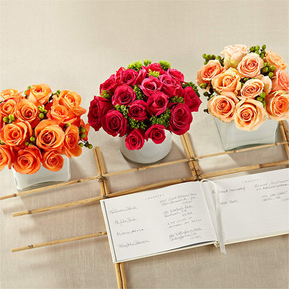 Dawn Rose Centerpiece – RANCHVIEW FLORAL & INTERIORS, Overland Park KS